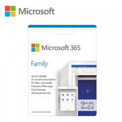 Microsoft Office 365 Family (6 User) - ESD Version (12 MONTHS)
