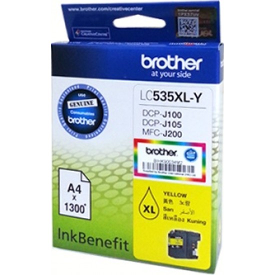 Brother LC-535XL Yellow Ink Cartridge (B LC-535XL-Y)