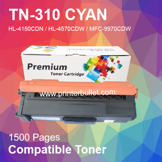 Compatible Brother TN-310 Cyan Toner Cartridge