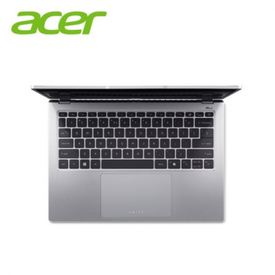 Acer Swift GO 14 SFG14-73-9249 14" 2.8K OLED Laptop Pure Silver ( CU9-185H, 16GB, 1TB, Intel Arc, W11, HS+M365 ) Acer Acer Swift GO 14 SFG14-73-9249 14" 2.8K OLED Laptop Pure Silver ( CU9-185H, 16GB, 1TB, Intel Arc, W11, HS+M365 ) Acer Malaysia