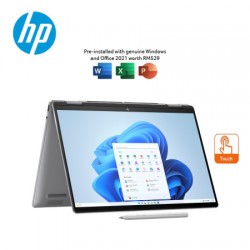 HP Envy X360 14-Fa0057AU 14'' WUXGA Touch 2-In-1 Laptop Meteor Silver ( Ryzen 5 8640HS, 16GB, 512GB SSD, ATI, W11, HS+M365 ) Reference: 14-fa0057AU