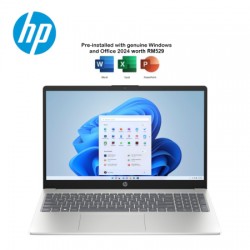 HP 15-fd0539TU 15.6" FHD Laptop Moonlight Blue ( i3-N305, 8GB, 512GB SSD, Intel, W11, HS+M365 )