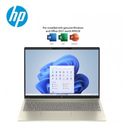 HP Pavilion Plus 16-ab0010TX 16" 2.8K Laptop Warm gold ( i7-13700H, 16GB, 1TB SSD, RTX3050 6GB, W11, HS+M365 )