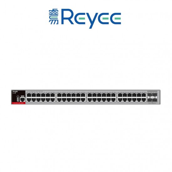 RUIJIE RG-S2915-48GT4MS-L ENT MANAGED SWITCH, 48 GE PORT, 4 X 2.5G SFP (NON COMBO)