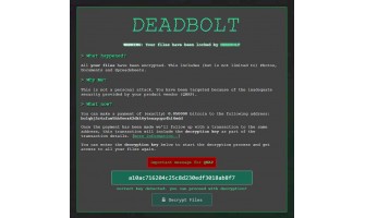 DeadBolt Ransomware attacked QNAP
