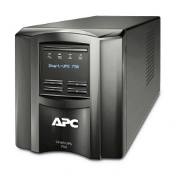 APC Smart-UPS, Line Interactive, 750VA, Tower, 230V, 6x IEC C13 outlets, SmartConnect Port+SmartSlot, AVR, LCD (SMT750IC)