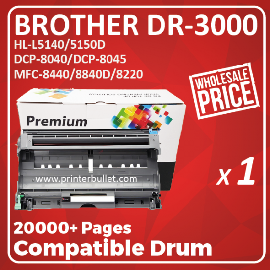 Compatible Brother DR-3000 Drum Brother Original Compatible Brother DR-3000 Drum (PBDR3000) Brother Malaysia