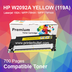 Compatible HP 119A Yellow Laser Toner Cartridge (W2092A)