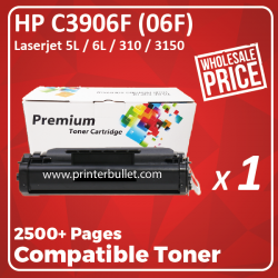 Compatible HP C3906F (06F) Black Toner Cartridge