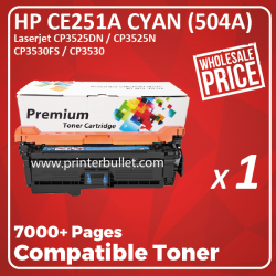 Compatible HP CE251A Cyan Toner Cartridge