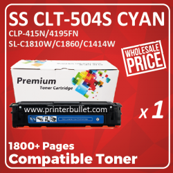 Compatible Samsung CLT-504S Cyan Toner Cartridge