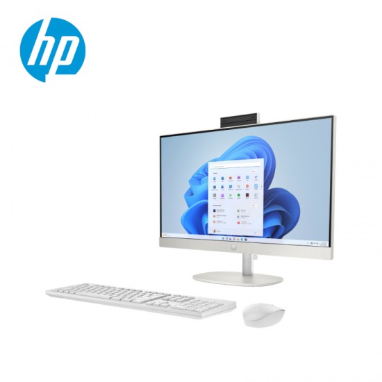 HP 24-Cr0012d 23.8" FHD All-In-One Desktop PC Shell White ( Ryzen 5 7520U, 16GB, 512GB SSD, ATI, W11, HS ) Hewlett-Packard HP 24-Cr0012d 23.8" FHD All-In-One Desktop PC Shell White ( Ryzen 5 7520U, 16GB, 512GB SSD, ATI, W11, HS ) Hewlett-Packard Malaysia