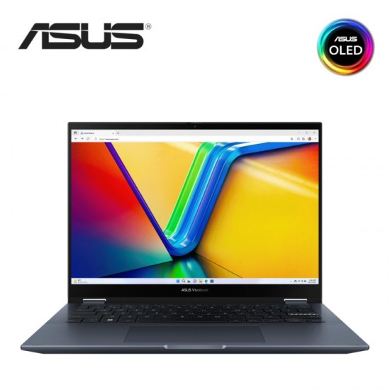 Asus Vivobook S 14 Flip OLED TN3402Y-AKN216WS 14'' 2.8K Touch 2-In-1 Laptop ( Ryzen 7 7730U, 16GB, 512GB SSD, ATI, W11, HS ) image