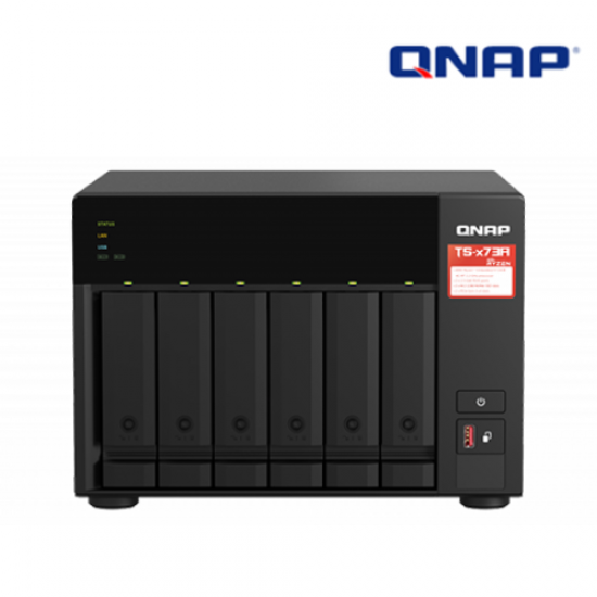 Showing image for QNAP TS-673A-8G Nas (6 Bay, AMD Ryzen V1000 Quad-core 2.2 GHz, 8GB DDR4 RAM, 64-Bit) QNAP TS-673A-8G Nas (6 Bay, AMD Ryzen V1000 Quad-core 2.2 GHz, 8GB DDR4 RAM, 64-Bit) image