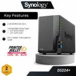 Synology DiskStation DS224+ 2-Bay NAS Enclosure