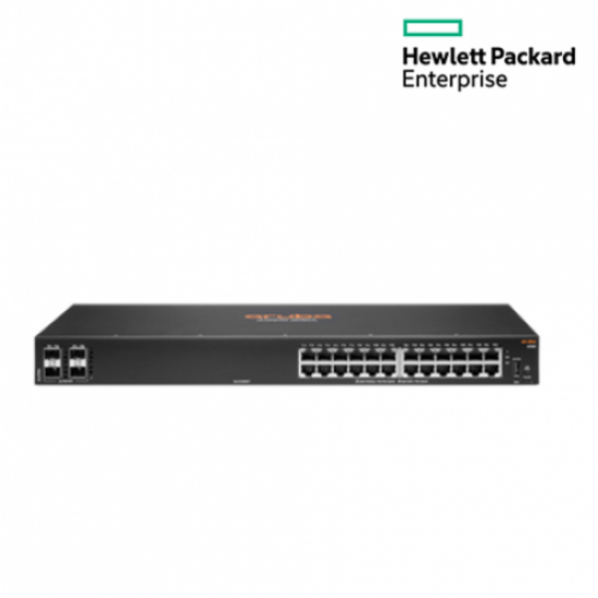 Showing image for HPE Aruba 6100 24G 4SFP+ Switch (JL678A, 24Port, 10/100/1000 Ports, 128Gbps, 128MB) HPE Aruba 6100 24G 4SFP+ Switch (JL678A, 24Port, 10/100/1000 Ports, 128Gbps, 128MB) image