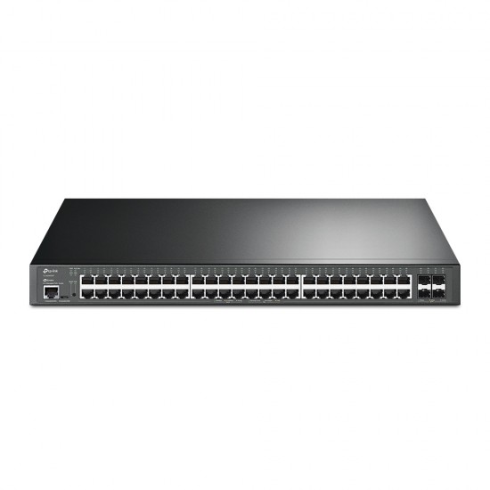 Showing image for Omada TL-SG3452XP JetStream 48-Port Gigabit and 4-Port 10GE SFP+ L2+ Managed Switch with 48-Port PoE+ Omada TL-SG3452XP JetStream 48-Port Gigabit and 4-Port 10GE SFP+ L2+ Managed Switch with 48-Port PoE+ image