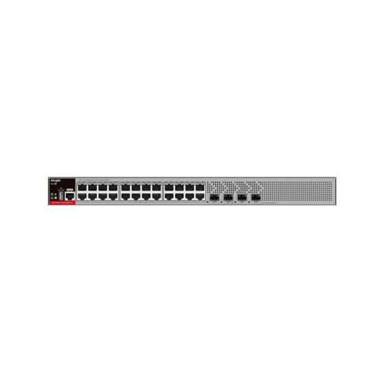 Showing image for RUIJIE RG-S2915-24GT4MS-P-L,24-Port Gigabit Layer 2+ Managed PoE+ Switch with Four 2.5GE Uplink SFP Ports RUIJIE RG-S2915-24GT4MS-P-L,24-Port Gigabit Layer 2+ Managed PoE+ Switch with Four 2.5GE Uplink SFP Ports image