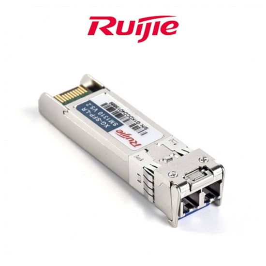 Showing image for RUIJIE XG-SFP-LR-SM1310 ENT SFP TRANSCEIVER 10G BASE-LR, SM (1310nm, 10km, LC PORT) RUIJIE XG-SFP-LR-SM1310 ENT SFP TRANSCEIVER 10G BASE-LR, SM (1310nm, 10km, LC PORT) image