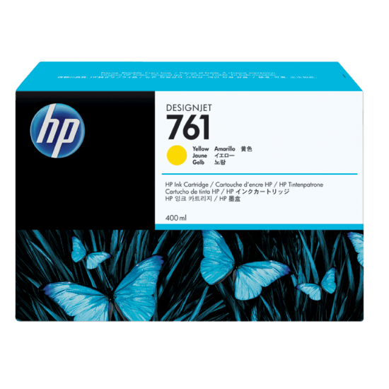 Showing image for HP 761 400ml Yellow Ink Cartridge (CM992A) HP 761 400ml Yellow Ink Cartridge (CM992A) image