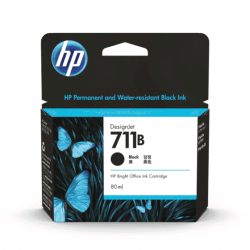 HP 711B 80-ml Black Ink Cartridge (3WX01A) HP 711B 80-ml Black Ink Cartridge (3WX01A)