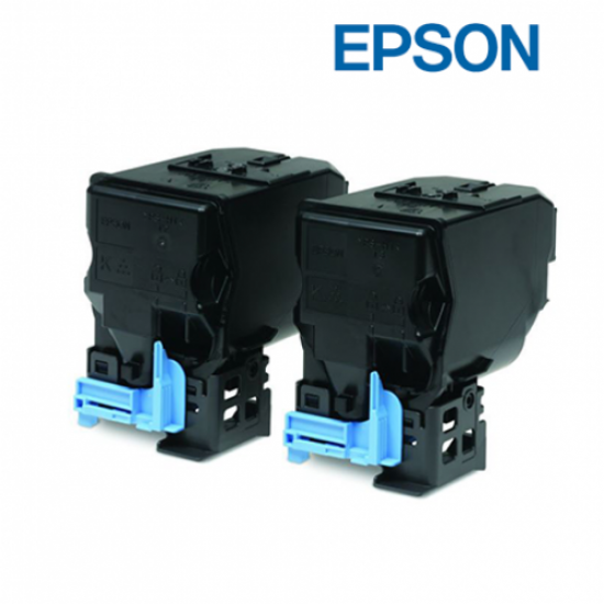 Epson C13S050594 Double Black Cart Pack Toner (12,000 Page Yield, For AL-C3900DN, CX37DN) image