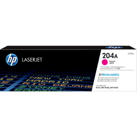 Showing image for HP 204A Magenta LaserJet Toner Cartridge (CF513A) HP 204A Magenta LaserJet Toner Cartridge (CF513A) image