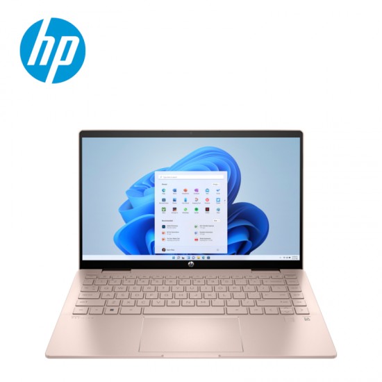 Showing image for HP Pavilion X360 14-Ek0102TU 14" FHD Touch 2-In-1 Laptop Rose Gold ( I5-1235U, 8GB, 512GB SSD, Intel, W11, HS ) HP Pavilion X360 14-Ek0102TU 14" FHD Touch 2-In-1 Laptop Rose Gold ( I5-1235U, 8GB, 512GB SSD, Intel, W11, HS ) image