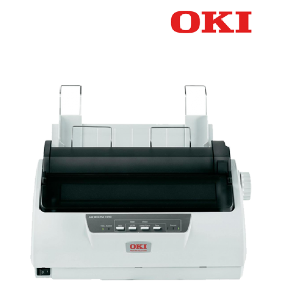 Original OKI ML1190 Plus Dot Matrix Printer (24Pin, Printing Width: 80, Centronics Parallel, USB 2.0, Serial RS232) (ML1190) Oki Malaysia