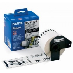 Brother DK22205 Continuous Length Paper Tape - 62mm x 30.48m