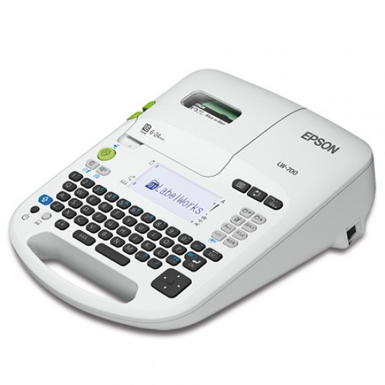 Showing image for Epson LW-700 Label Work Printer (9,12,18,24mm Tape, 7 Font Sizes, Auto Cutter, PC-Connectable) Epson LW-700 Label Work Printer (9,12,18,24mm Tape, 7 Font Sizes, Auto Cutter, PC-Connectable) image