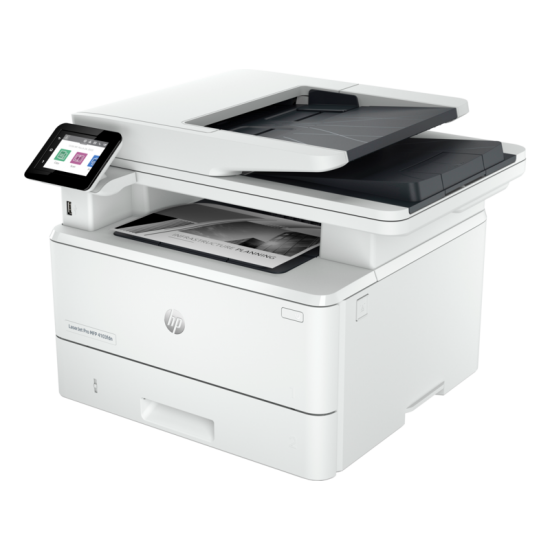 Showing image for HP LaserJet Pro MFP 4103FDW Printer (2Z629A, Print, Scan, Copy, Fax, Up to 40 ppm, Auto Duplex, 1200MHz) HP LaserJet Pro MFP 4103FDW Printer (2Z629A, Print, Scan, Copy, Fax, Up to 40 ppm, Auto Duplex, 1200MHz) image