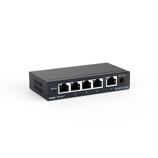 Showing image for Ruijie Reyee RG-ES105GD 5-port 10/100/1000Mbps Unmanaged Non-PoE Switch Ruijie Reyee RG-ES105GD 5-port 10/100/1000Mbps Unmanaged Non-PoE Switch image