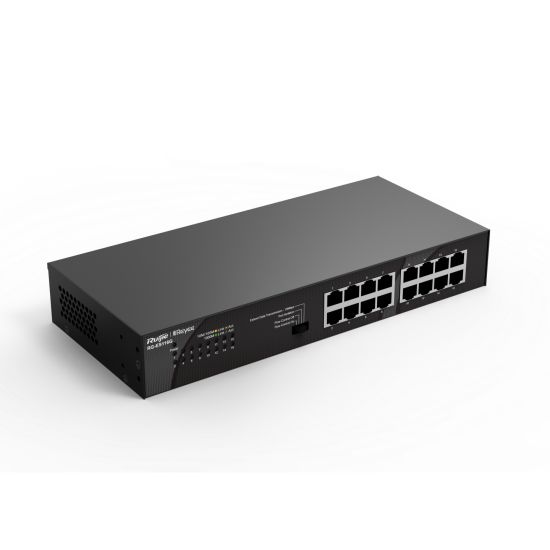 Showing image for Ruijie Reyee RG-ES116G 16-port 10/100/1000Mbps Unmanaged Non-PoE Switch Ruijie Reyee RG-ES116G 16-port 10/100/1000Mbps Unmanaged Non-PoE Switch image