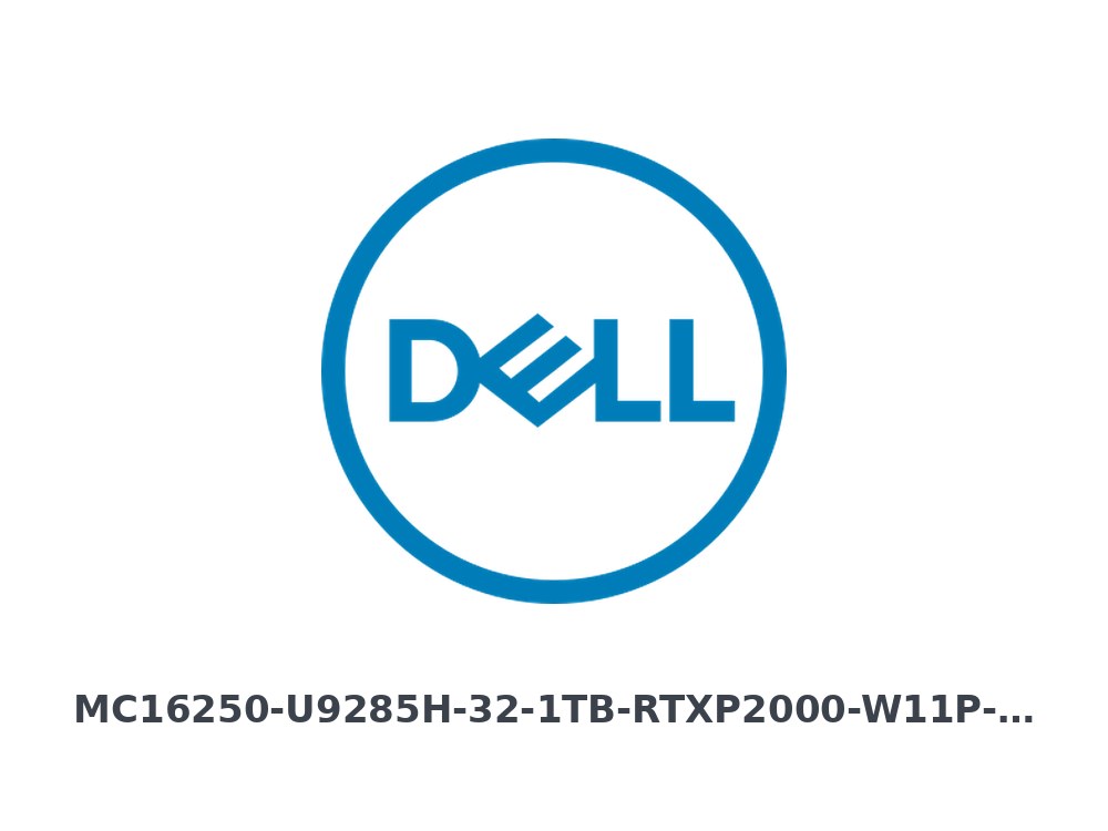 Dell Pro Max 16 (MC16250) XCTO Base (Intel Core Ultra 9 285H, vPro Enterprise, 32GB: 2x16GB, 1TB Performance SSD Gen4, SED Ready) (MC16250-U9285H-32-1TB-RTXP2000-W11P-400N)