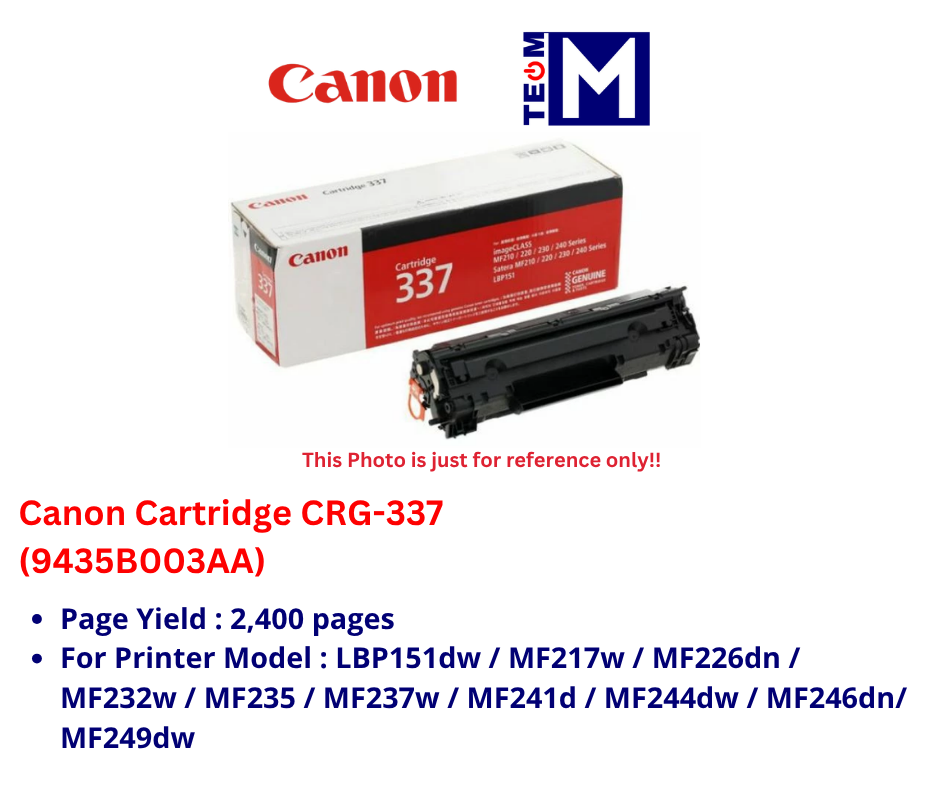 Canon CART 337 toner cartridge (9435B003AA)