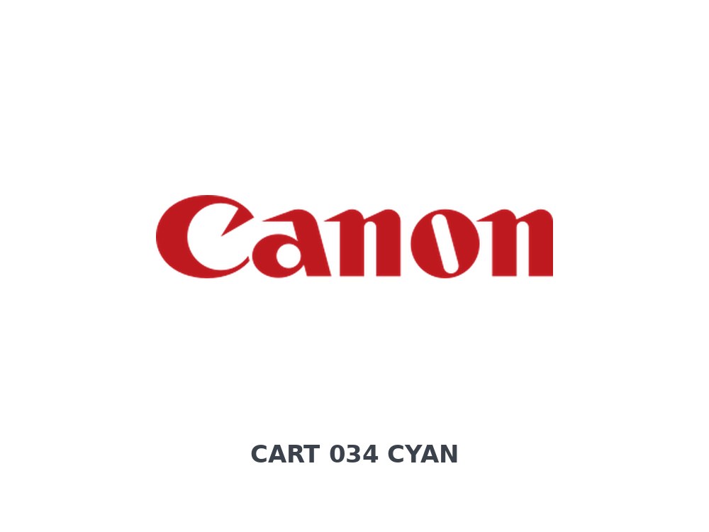Canon CART 034 CYAN toner cartridge (9451B001AA)