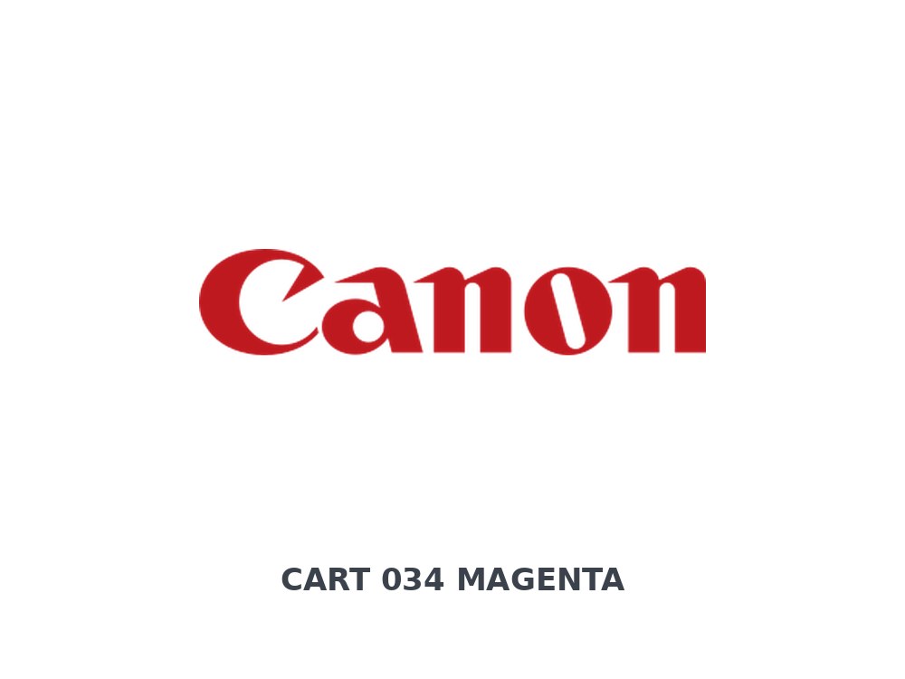 Canon CART 034 MAGENTA toner cartridge (9452B001AA)
