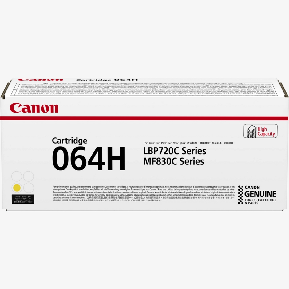 Canon CART 064H Y toner cartridge (4932C001AA)