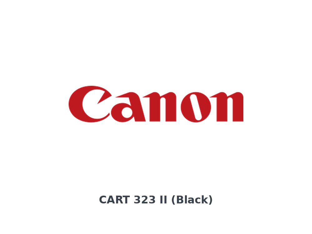 Canon CART 323 II (Black) toner cartridge (2645B003BA)
