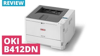 OKI B412dn Mono Printer B400 Series Duplex, Network LED Printer - 45762003