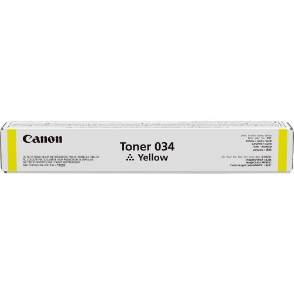 Canon Cartridge 034 Yellow Toner