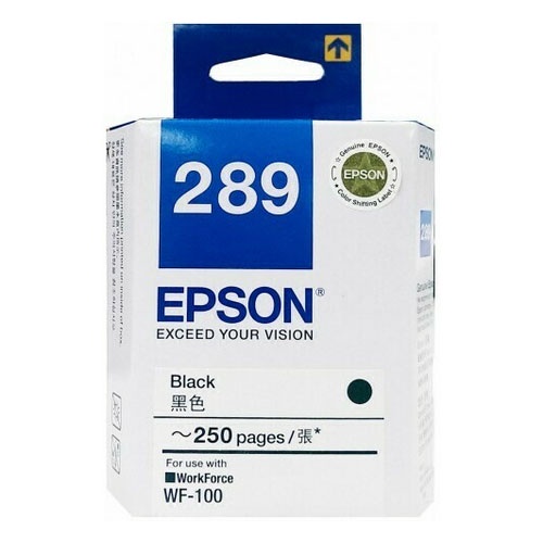 Epson WF-100 Bk Ink Cartridge  (Pigment) (Item No: EPS T289190)