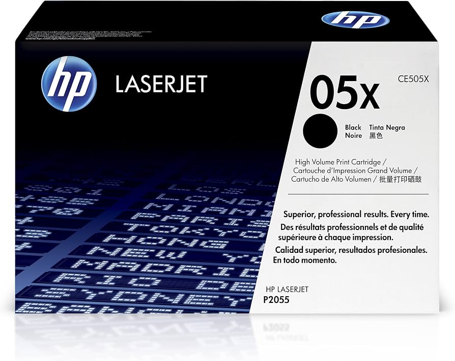 HP 05X Black LaserJet Toner Cartridge (CE505X)