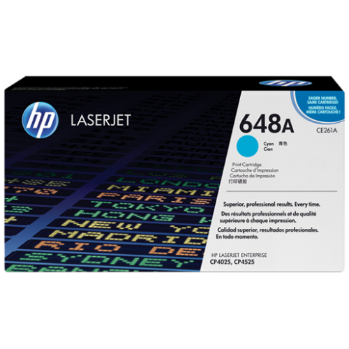 HP 648A Cyan LaserJet Toner Cartridge (CE261A) [662501]