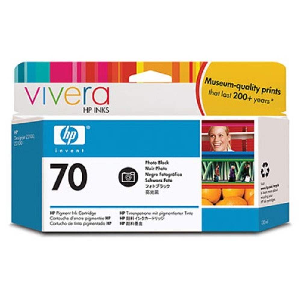 HP 70 130-ml Photo Black Ink Cartridge (C9449A)