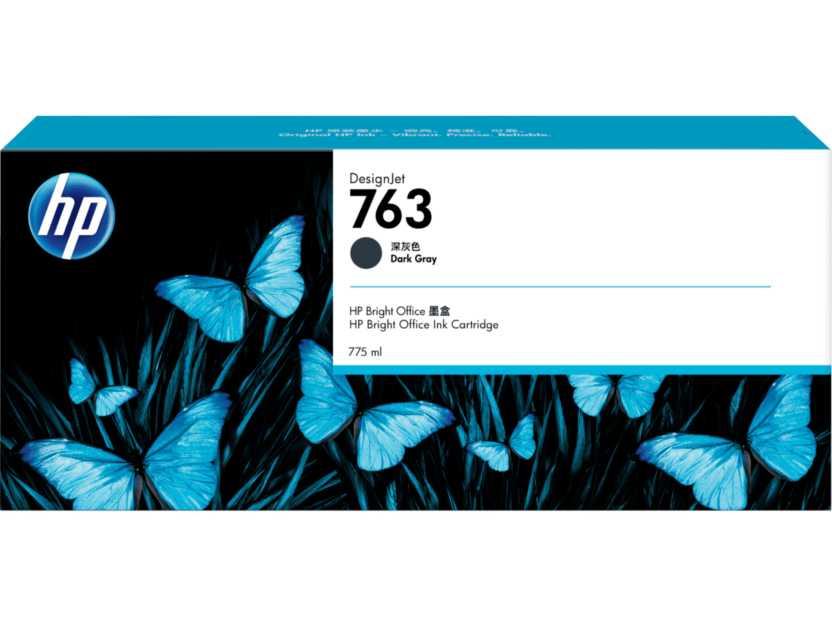 HP 763 775-ml Dark Gray Designjet Ink Cartridge (CN073A)