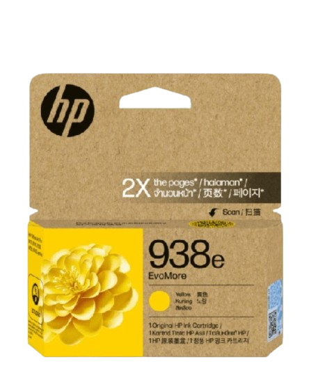 HP 938e EvoMore Yellow Original Ink Cartridge