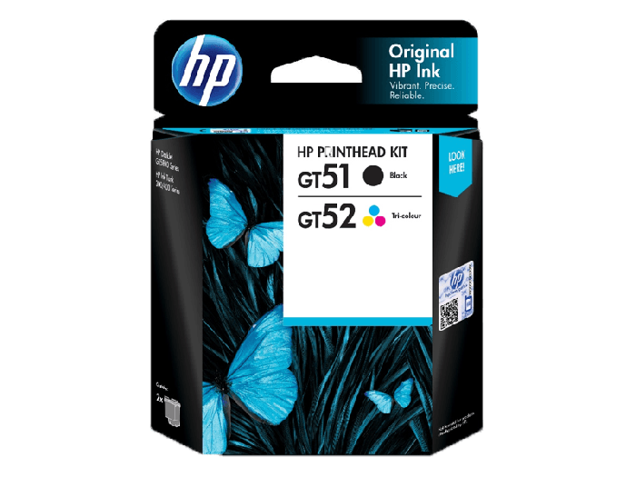 HP GT51/GT52 2-pack Black/Tri-color Printhead Replacement Kit