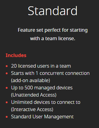 AnyDesk Standard - 1 Concurrent Connection, 1 Year
